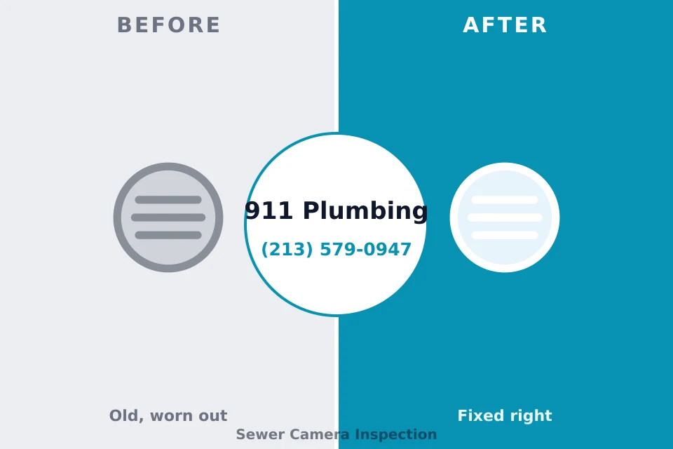 Before and after: plumbing company St. Andrews, SC